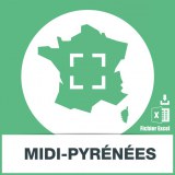Base SMS sur la région Midi-Pyrénées