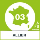 Base SMS département Allier 03