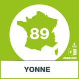 Base SMS département Yonne 89