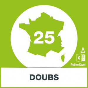 Base SMS département Doubs 25