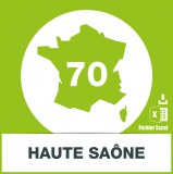 Base SMS département Haute-Saône 70