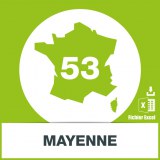 Base SMS département Mayenne 53