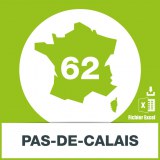 Base SMS département Pas-de-Calais 62