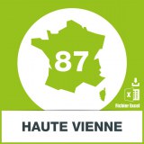 Base SMS département Haute-Vienne 87