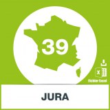 Base SMS département Jura 39