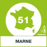 Base SMS département Marne 51