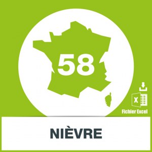 Base SMS département Nièvre 58