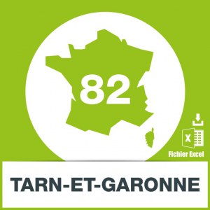 Base SMS département Tarn-et-Garonne 82