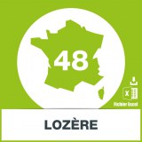 Base SMS département Lozère 48