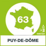 Base SMS département Puy-de-Dôme 63