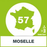 Base SMS département Moselle 57