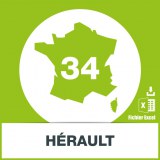 Base SMS département Hérault 34