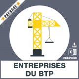 Base SMS entreprises du BTP