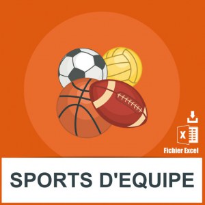 Base SMS sports d'équipe