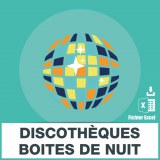 Base SMS discothèques boites de nuit