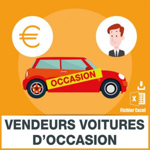 Base SMS vendeurs voitures d'occasion