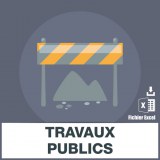 Base SMS travaux publics