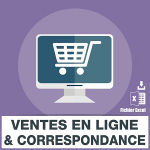 Base SMS vente en ligne correspondance